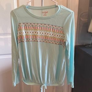 Light blue long sleeve shirt